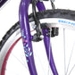 Bicicleta BENOTTO Montaña FLORIDA R24 21V - Mujer - Frenos de "V" - Cuadro de Acero - Morado - Talla Única