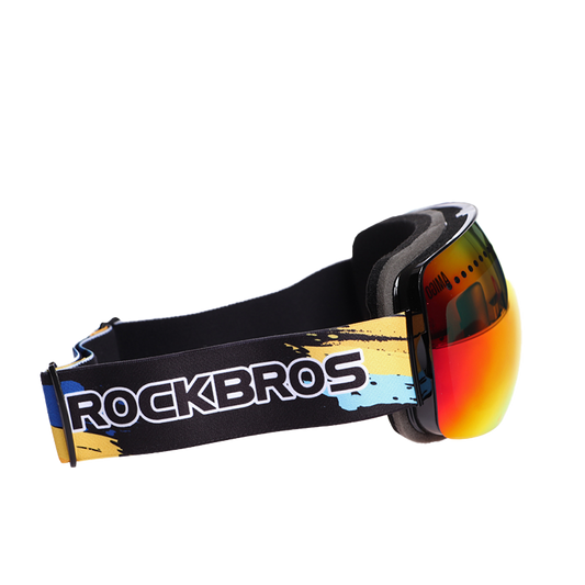 Gafas de Protección RockBros para Ciclismo con Lente de Espejo Multicolor y Banda Ajustable