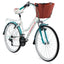 Bicicleta BENOTTO City MOOREA R24 21V. Blanco/Aqua