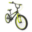 Bicicleta BENOTTO BMX AGRESSOR R20 1V. Niño Frenos ”V” Acero Negro/Gris/Amarillo Neon Talla:UN