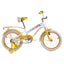 Bicicleta BENOTTO City GISELLE R16 1V. Blanco/Amarillo