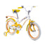 Bicicleta BENOTTO City GISELLE R16 1V. Blanco/Amarillo