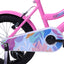 Bicicleta BENOTTO BMX SAFARI R16 1V. Niña Ruedas Laterales, con Casco Acero Rosa