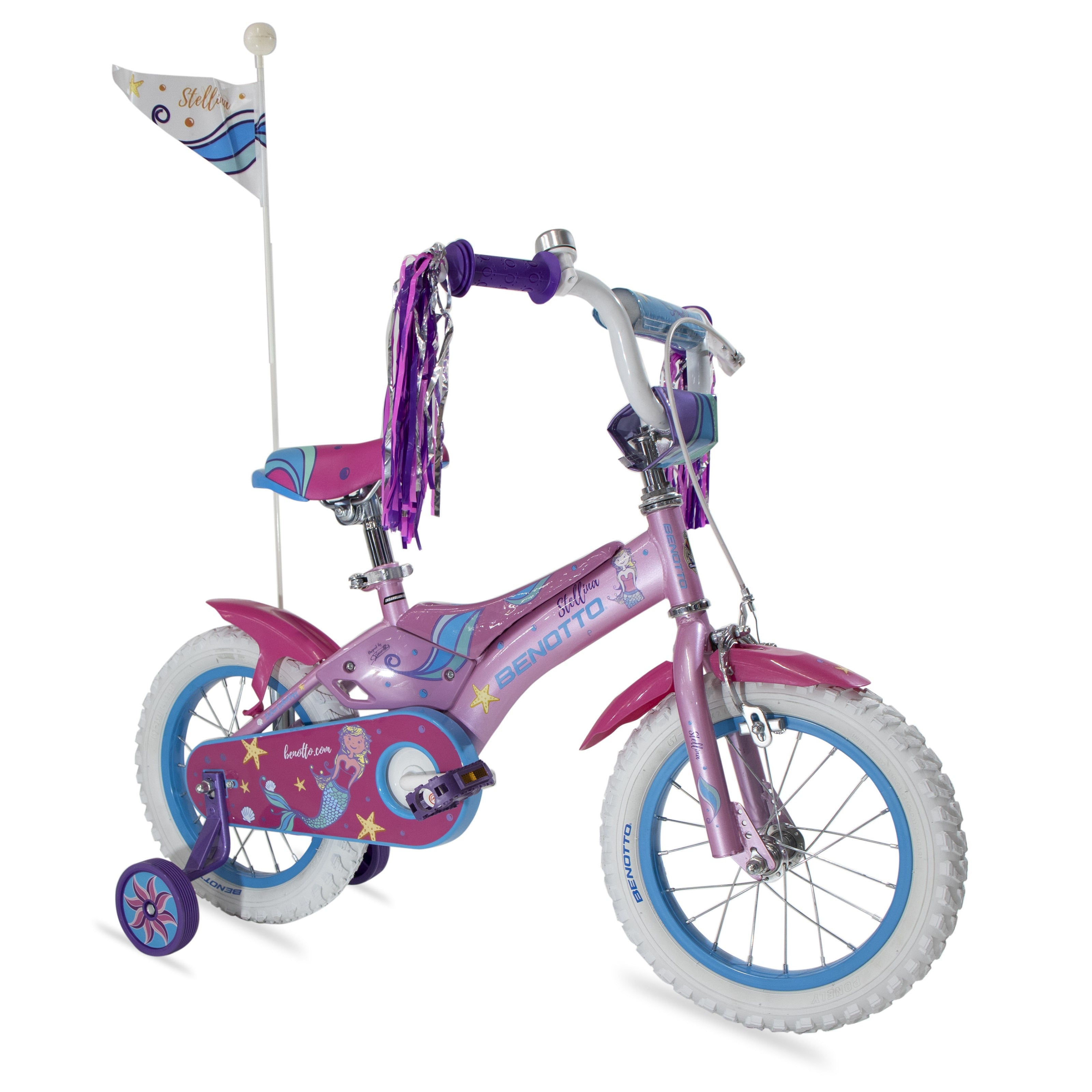 Bicicleta BENOTTO Infantil STELLINA R14 Aventuras en Rosa para