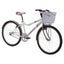 Bicicleta BENOTTO Montaña KYRA R26 1V. Mujer Frenos ”V” Acero Blanco/Rosa Metalico Talla:UN