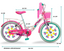 Bicicleta Infantil SPARKLY UNICORNIO R20 1V BCA