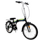 Bicicleta MONK FLINK Plegable ALU E-SHI R20 7V Negro/Verde